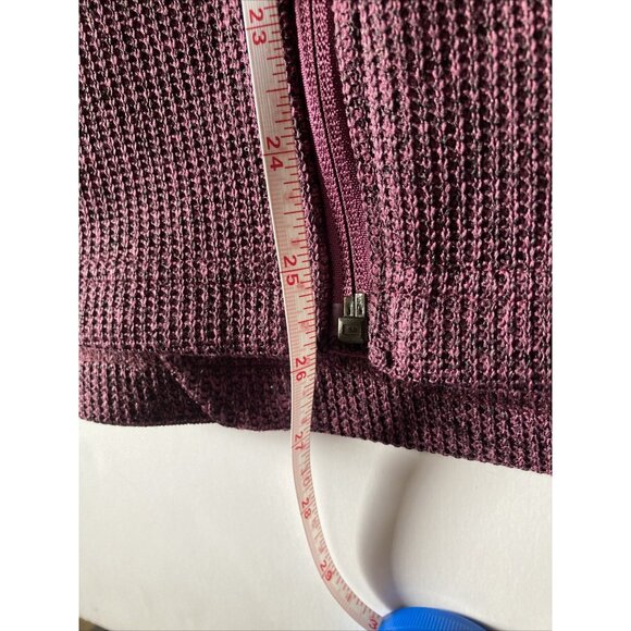 Spyder Ladies Burgundy Jacket Size Medium Thermal Fitted - Picture 6 of 6